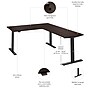 Bush Business Furniture Move 60 Series 60"W L Shaped Adjustable Standing Desk, Black Walnut (M6SL6078BWBK)~#|#~40FAB8B2-4234-45B9-A4D2F7C1F5A21B95_sc7