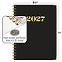 2027 Excello Brands 9" x 11" Weekly & Monthly Standard Planner, Paperboard Cover, Black/Gold (FSHN-CY27-8511-12)~#|#~40FE5115-3FCA-45E5-B1E323DA00293521_sc7