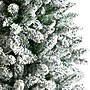 Nearly Natural 8' Slim Flocked Montreal Fir Artificial Christmas Tree with 400 Warm White LED Lights (T3312)~#|#~4103134E-CA66-4A3D-BDABF7521277ED75_sc7