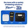 Brother P-touch Strong Adhesive Laminated Label Tape, 1/2" x 26.2', White on Clear (TZeS135)~#|#~4103778A-A276-4C29-AFC2ECE9E83C7DB6_sc7