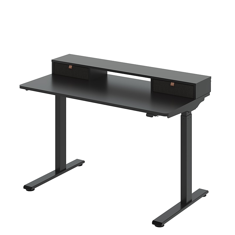 FlexiSpot EC9B Series 48"W Electric Adjustable Standing Desk, Black (EC9BDO04B) image 1