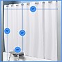 Medline Guardian Transfer Bench Shower Curtain, White (G3-001RX1) ~#|#~410FD57E-E93E-4B44-B03ABC3072F29570_sc7