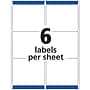 Avery Easy Peel Laser Shipping Labels, 3-1/3" x 4", Clear, 300 Labels/Box (5664)~#|#~411061CE-FE2D-402D-98B944649D84A31F_sc7