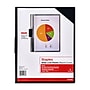 Staples Slide Locking Report Cover, Letter Size, Black, 5/Pack (20590)~#|#~4110C611-086D-4217-8E8874159E364A57_sc7