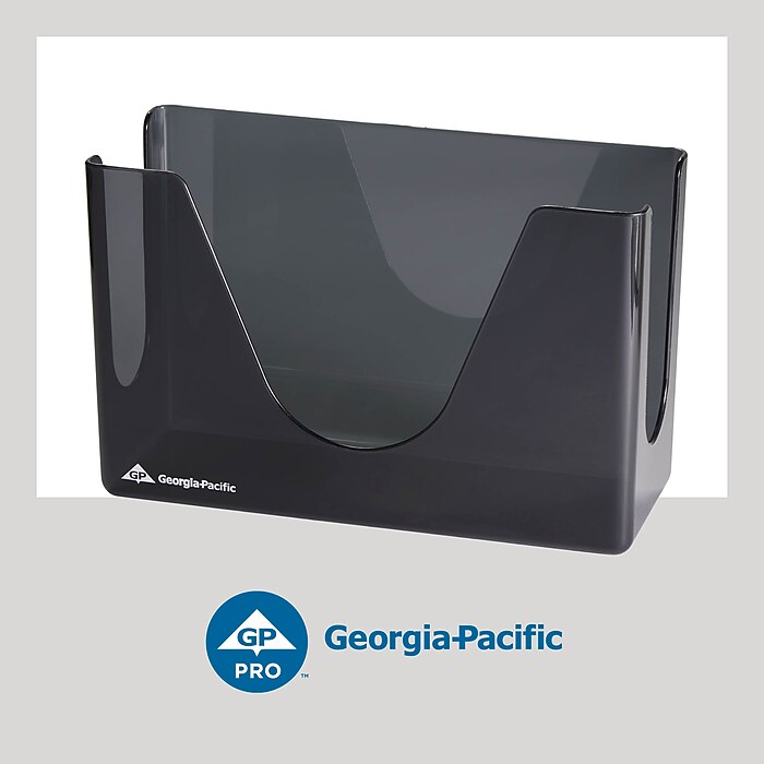 Georgia-Pacific Folded Paper Towel Dispenser, Smoke (56640) | Staples