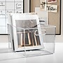 iDESIGN Small Stackable Plastic Storage Bin, 8" x 10"x 12", Clear, 4/Pack (29112M4)~#|#~411D68F5-55A6-4CE7-826B997B90527E9C_sc7