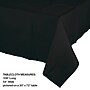 Creative Converting Touch of Color 108 in. x 54 in. Paper Table Covers, Black, 6/Pack (710126)~#|#~411F2F7F-83D6-4FB5-B08CBC20233215A6_sc7