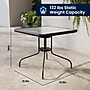 Flash Furniture Lila 31.5'' Square Table with 4 Slat Stack Chairs, Black (TLH0732SQ017CB4)~#|#~41223152-0190-47CA-87C9093356272A5D_sc7
