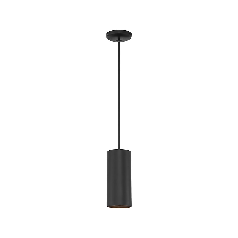 Viribright Pilson 1-Light LED Mini Pendant, Matte Black (220004) image 1