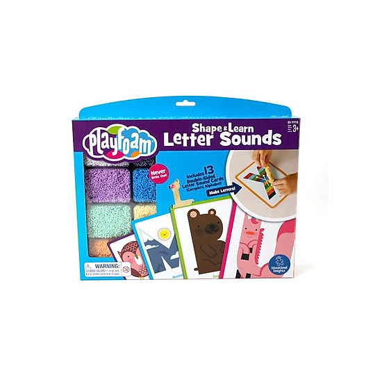 Educational Insights Playfoam Shape & Learn Letter Sound Flash Card Set, 13/Pack (1915)~#|#~412671AB-CC7A-4024-8373F06A15B5BDED_sc7