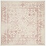 Safavieh Adirondack Collection 4' x 4' Square Indoor Area Rug, Machine Made, Ivory/Rose (ADR109H-4SQ)~#|#~4128512D-9742-454C-91455C5D3F18633E_sc7