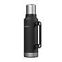 Outdoors Professional Stainless-Steel Vacuum Insulated Termo Classic Bottle with Carry Handle, 47 oz., Black (OUTD9393)~#|#~412E9A84-C6DA-4F01-88173C6C9AFD2BBA_sc7