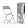 Flash Furniture HERCULES Plastic Folding Chair, Grey, 6/Pack (6LEL3GREY)~#|#~413A27EA-F23C-44B5-BD129A583E14E2A1_sc7