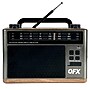 QFX Wireless Retro-Style Portable Bluetooth AM/FM/Shortwave Radio with Flashlight & Party Light, Brown (RETRO-1937)~#|#~413B02DD-1FE5-4774-91DFDFA7202B39C3_sc7
