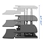 FlexiSpot M7 Series 28"W Manual Rectangular Adjustable Standing Desk Converter, Black (M7-E-28B)~#|#~413C0410-CEFD-4D32-8CD3FB9B6044A6BA_sc7