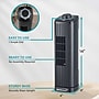 Brentwood 14-inch 3-Speed Oscillating Tower Fan, Black (BTWF14TBK)~#|#~413C6A5A-B390-4CA1-B76E1B8DBB1604CA_sc7