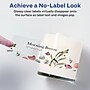 Avery Laser/Inkjet Multipurpose Labels, 7.5" x ", Glossy Clear, 500/Box (94231)~#|#~413DD753-D2CE-4312-83E0AF56B629EF3C_sc7