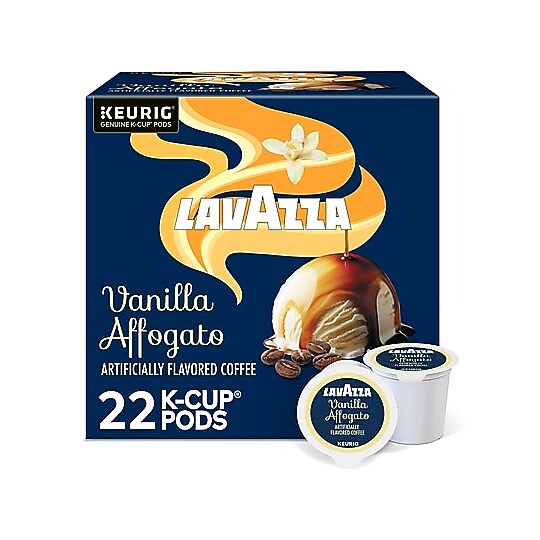 Lavazza Vanilla Affogato Coffee, Single Serve Keurig K-Cup Pods