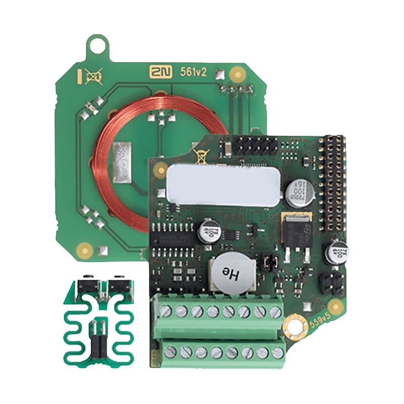 Axis 2N IP Force 2.0 Wired Smart RFID & Wiegand Access Module, Green (03355-001) image 1