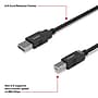 Staples TECH 6 ft. USB-A to USB-B 2.0 Cable, Male to Male, Black (ST62438)~#|#~4146D928-7504-49A5-8E5EAE3E40B075E1_sc7