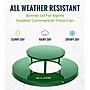 Alpine Industries Metal Outdoor Rain Bonnet Lid for 38-Gallon Waste Receptacle, Green (479-38-A-GRN)~#|#~4147FBF2-C8C9-4B17-9F2DC0B8D4A00260_sc7