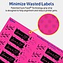 Avery Rectangle Laser/Inkjet Multipurpose Labels, 1" x 4", Neon Magenta (400/Pack)~#|#~41482C28-71BE-4067-B0243893DCDD10C0_sc7