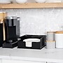 Mind Reader Plastic Paper Plate Holder Covered Dispenser with Lid, Black/Clear (PSTOR-BLK)~#|#~41489157-AB29-492C-8CEFF9E0DB33582D_sc7