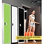 AdirOffice 72"H Single Tier Black/White Storage Locker (ADI629-201-B-W-DL)~#|#~414CABB4-2932-4347-A3608730C336CE85_sc7