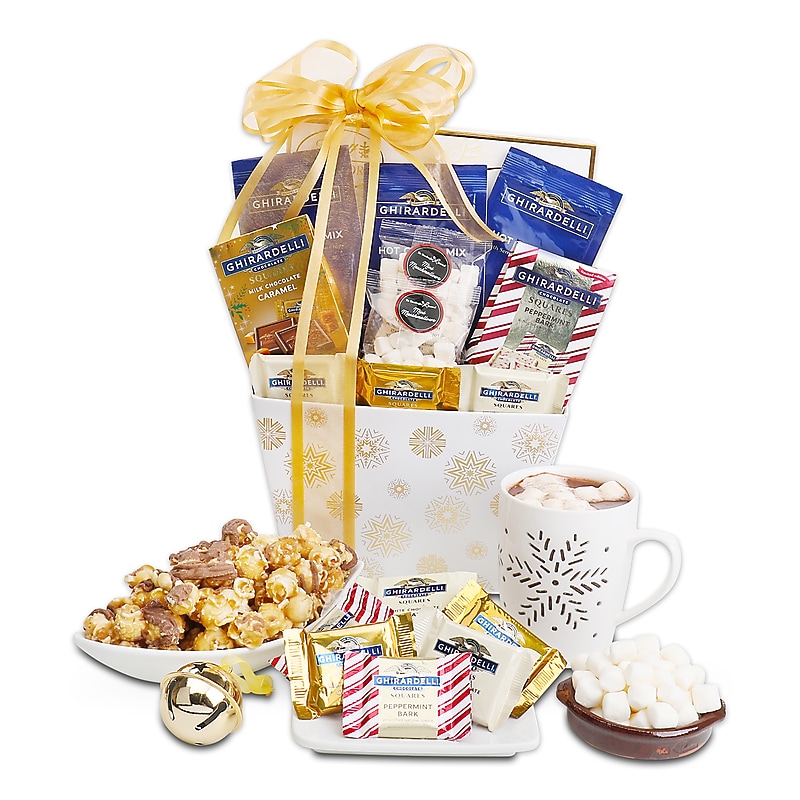 Alder Creek Ghirardelli Chocolate Holiday Gift Basket (FG08217) image 1