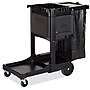 Rubbermaid Executive Janitor 3-Shelf Cleaning Cart with Vinyl Bag, 25 gal. Capacity (RCP1861430)~#|#~415104CB-BD5B-4265-8F2F6BE5F72EE34A_sc7