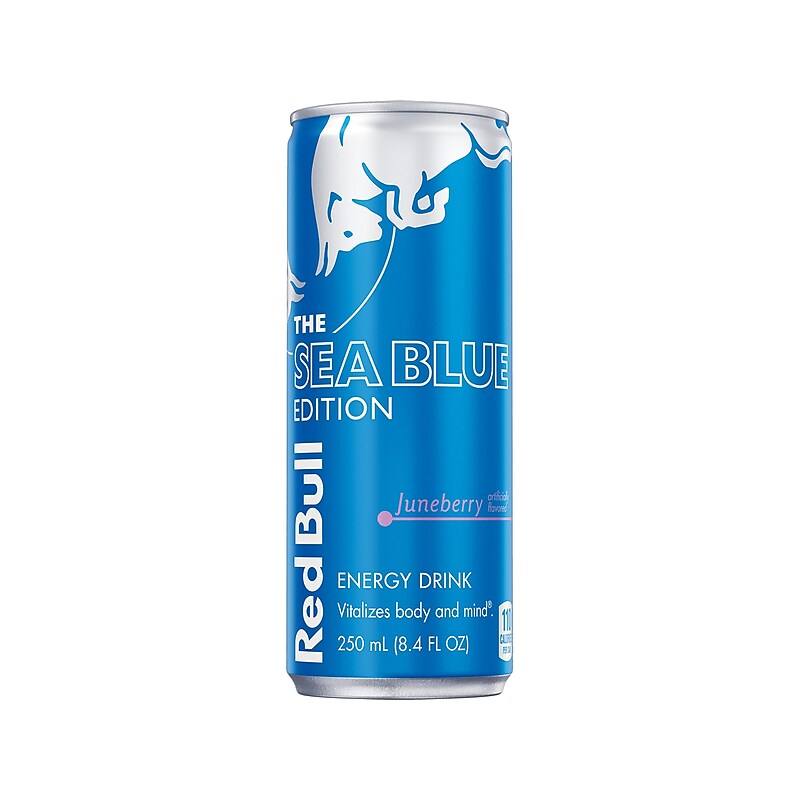 Red Bull Sea Blue Edition Juneberry Energy Drink, 8.4 oz., 24 Cans/Carton (RB242559) image 1