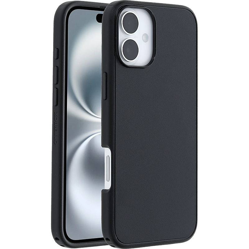 OtterBox Symmetry Series MagSafe Phone Case for iPhone 16 Plus, Shock Absorbing, Black (77-99669) image 1