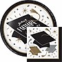 Creative Converting Glowing Grad Paper Plates and Napkins Kit, Serves 16 (DTC9208E2G)~#|#~41576E14-B66F-4CB3-A68E3B74E4998824_sc7