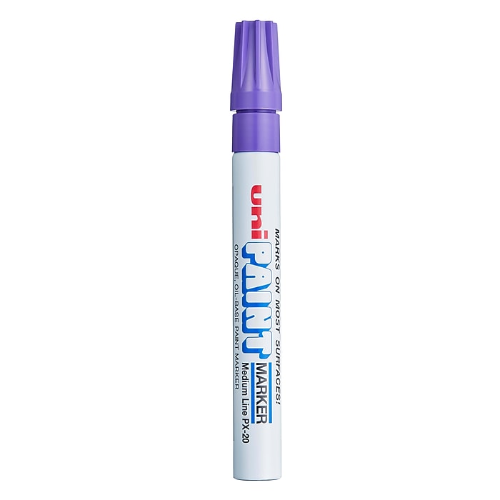 uni PAINT PX-20 Oil-Based Marker, Medium Tip, Violet (63606) | Staples