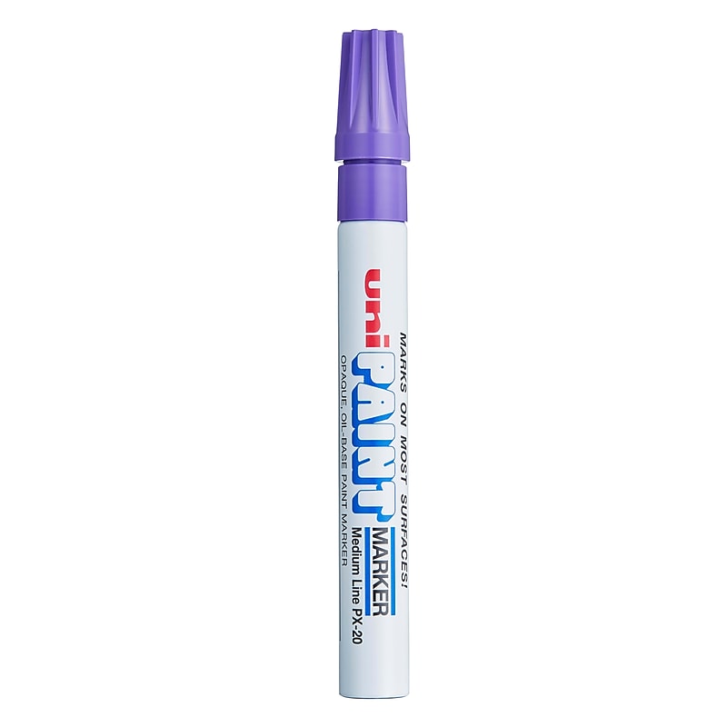 uni PAINT PX-20 Oil-Based Marker, Medium Tip, Violet (63606) image 1