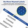 Avery TrueBlock Laser/Inkjet File Folder Labels, 2/3" x 3-7/16", White/Purple, 750 Labels/Pack (5666)~#|#~415B7210-16C5-4FE3-B3F31089374FE0C2_sc7