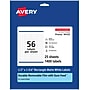 Avery Durable Removable Rectangle Multipurpose Labels, 0.5" x 1.75", White, 1400/Pack (94125)~#|#~415D1170-5D20-4178-B767FC1740EEDB22_sc7