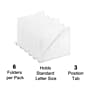 Staples File Folder, 3 Tab, Letter Size, Translucent Clear, 6/Pack (TR11863)~#|#~415EDD1D-0692-4ED9-97419BB3472DD1E1_sc7
