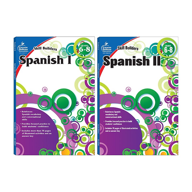 Book Set Skill Builders Spanish Grades 6-8 image 1