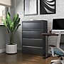 Staples Commercial 4-Drawer Lateral File Cabinet, Letter/Legal Size, Lockable, 52.5"H x 36"W x 18.63"D, Charcoal (60944/20886)~#|#~416448BF-49EF-4B75-A9ACC636E212CE61_sc7