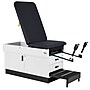 Viva Comfort Slimline Exam Table Base with Leg Rest, Step Stool, Drawers, Stirrups, 420 lb Capacity, Black (ADI996-FBSU-M2-BLK)~#|#~4165B50E-DE88-43F2-87C6839BBF1EE1F4_sc7