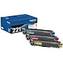 Brother TN-221 Cyan/Magenta/Yellow Standard Yield Toner Cartridge, Up to 1,400 Pages, 3/Pack  (TN2213PK)~#|#~41684801-3305-4597-801A7C581442B5E9_sc7