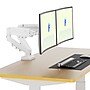 FlexiSpot MA1 Adjustable Dual Arms, Up to 32" Monitors, White (MA1W-D-DP)~#|#~416A96E0-393F-4A5D-8CA01AE4C015D3FF_sc7