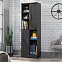 Sauder HomePlus 71"H Storage Cabinet with 6 Shelves, Raven Oak (435131)~#|#~41703A11-A888-4F04-AA5C628C71803AE0_sc7