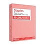 Staples Pastel 30% Recycled Color Copy Paper, 20 lbs., 8.5" x 11", Salmon, 500/Ream (14783)~#|#~41715D9D-613C-4ED7-86595E29C7B57045_sc7