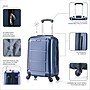 InUSA Pilot 20" Hardside Carry-On Suitcase, 4-Wheeled Spinner, TSA Checkpoint Friendly, Blue (IUPIL00S-BLU)~#|#~41718644-D4E2-4B61-B0465D99A28ADD1B_sc7