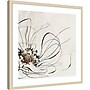 Amanti Art Golden Line Flower II by Alex Black Wood Framed Wall Art Print, 25"W x 25"H (A42679036939)~#|#~41769803-A504-4503-81D4251DB0C617A6_sc7