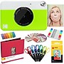 Kodak Printomatic Instant Print Camera, Green, Photo Paper, 20 Sheets & Accessories Art Bundle~#|#~417937E7-34EB-4D6C-A1EA44EC82270E67_sc7
