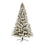 Nearly Natural 10-ft Flocked Vermont Mixed Pine Artificial Christmas Tree with 800 LED Lights and 2200 Bendable Branches (T3387)~#|#~417F9E1E-E248-4FE9-BE33F89F0C215A9B_sc7