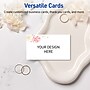 Avery Silver-Holly Sparkles Matte Blank Card, White, 80/Pack (S00-FHR)~#|#~41801B89-315B-43BA-A8152C5E34B5EFB8_sc7